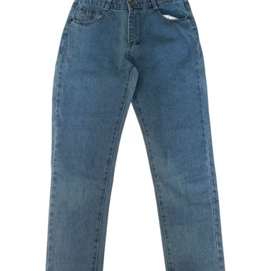Jeans Mom vita alta azzurri