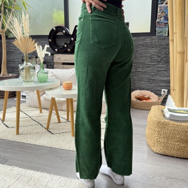Pantalon velours côtelé 