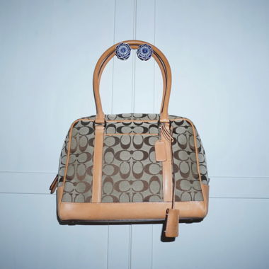 Coach Monogramm Geldbörse