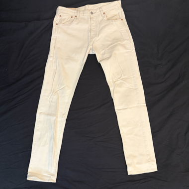 Jeans Slim fit Levi's Denim Bianco/Beige 30/34
