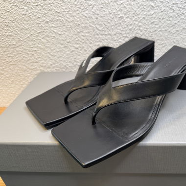 Balenciaga Sandalen Flip Flop Heels Schwarz Gr. 37