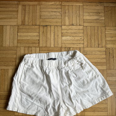 Off-White Linen Shorts