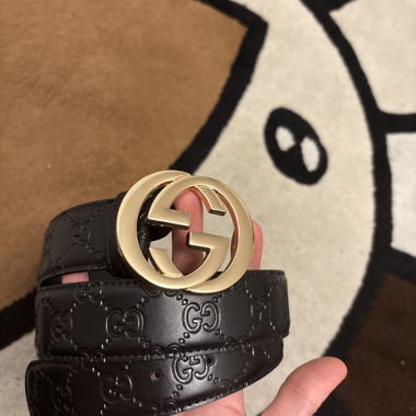 Black Gucci Belt