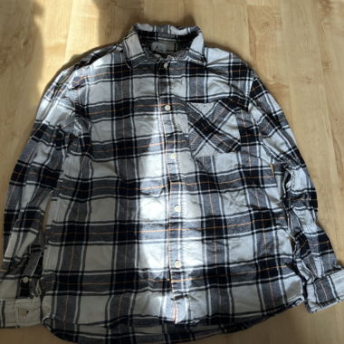 H&M Relaxed Fit Flanellhemd kariert S