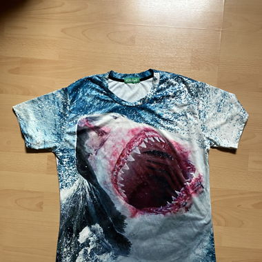 T-shirt Jaws pixel
