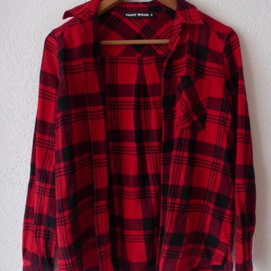  Tally Weijl Hemd rot/schwarz kariert