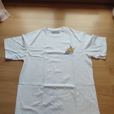 White Pull&Bear Cartoon Network T‑Shirt S
