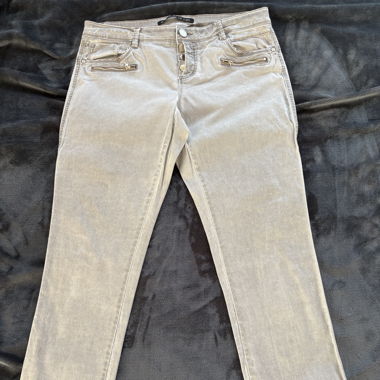 Street One Stoffhose grau/silber 40/30