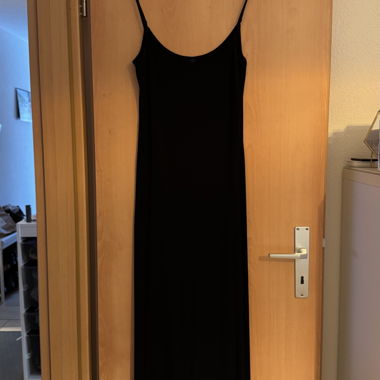 Skims Long Slip Dress schwarz