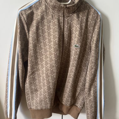 Lacoste patterned track jacket