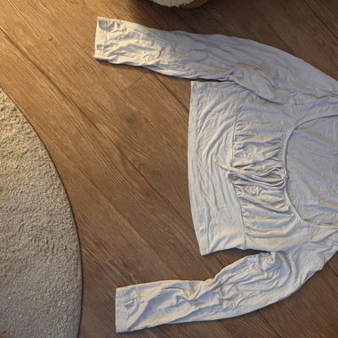 Weisses Langarm Top