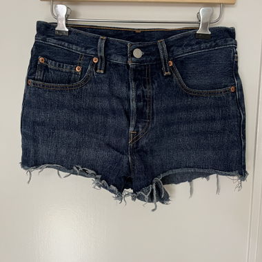 Pantaloncini in jeans Levi's blu scuro