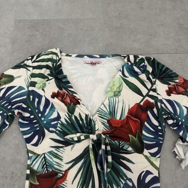Top estivo floreale