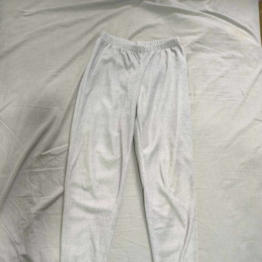 Graue Baumwoll-Schlaf-/Sporthose