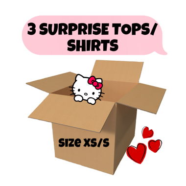 3 SURPRISE TOPS/SHIRTS