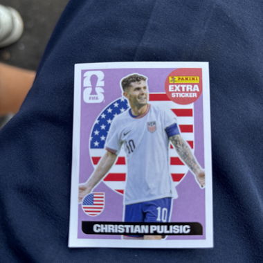 Christian Pulisic Panini Sticker