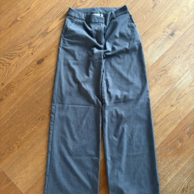 Weekday grey Wide-leg gray trousers