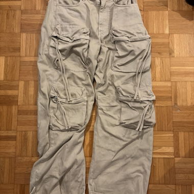 Pantalon cargo beige