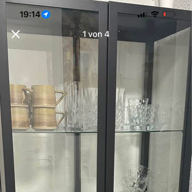 Glas Vitrine