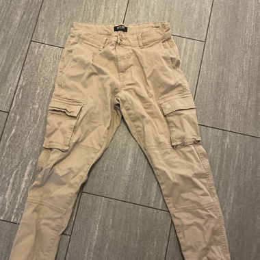 Pantaloni cargo beige