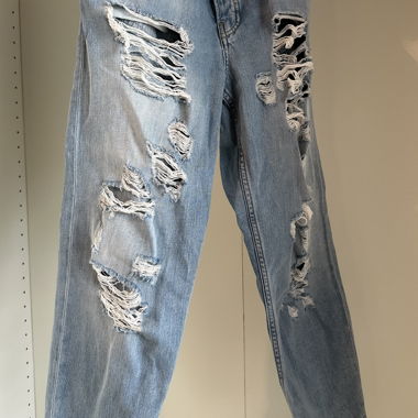 00s Ripped Mom Jeans Topshop Hayden Moto
