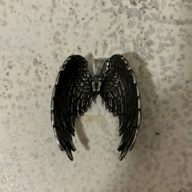 Stainless Steel Wing Pendant 