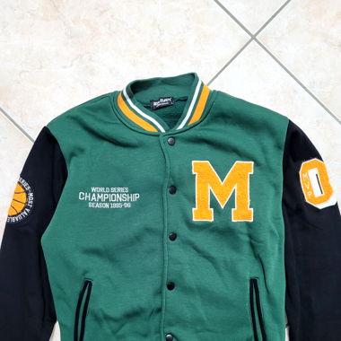 Green varsity sweatshirt 
