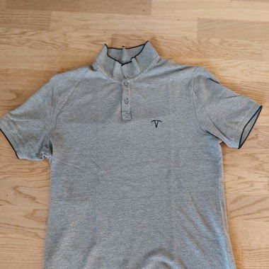 Esprit Polo-Shirt in Grau, Größe L neu mit Etikett