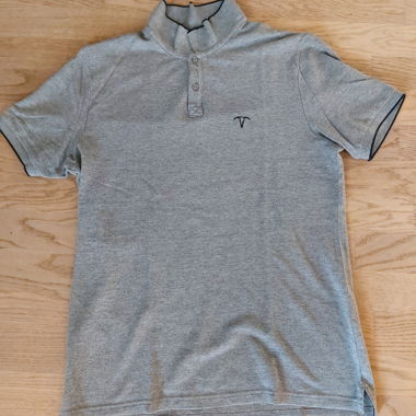 Esprit Polo-Shirt in Grau, Größe L neu mit Etikett