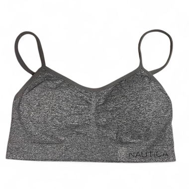 grey nautica sports bra with adjustable straps 
