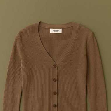Brauner Cardigan
