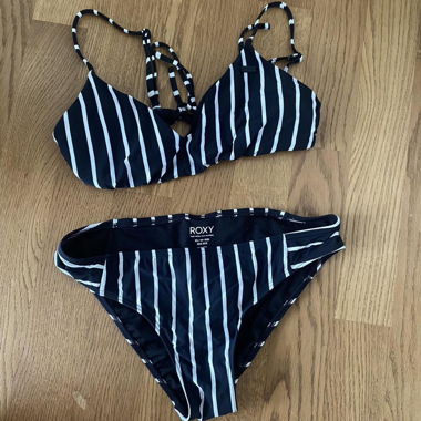 Roxy Bikini schwarz-weiss gestreift