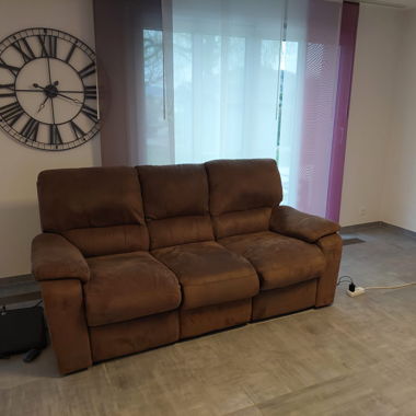 3-Seater Sofa with Relax Function