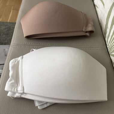 Soutiens-gorge beige et blanc