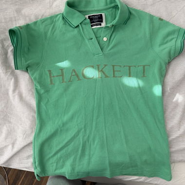 Hackett green ladies polo shirt M