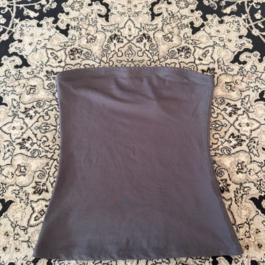Top tubolare marrone Weekday