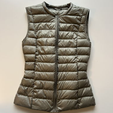 Khaki Puffer-Gilet