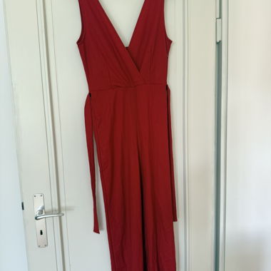 Red Jumpsuit to tie in front