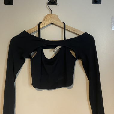 Pull&Bear Ribbed Crop Top