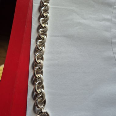 Bracciale a maglie in argento sterling 925