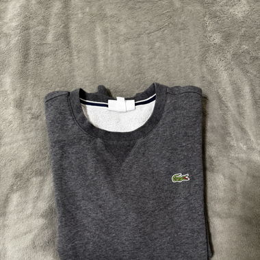 Sweat Lacoste Sport gris anthracite – Taille M