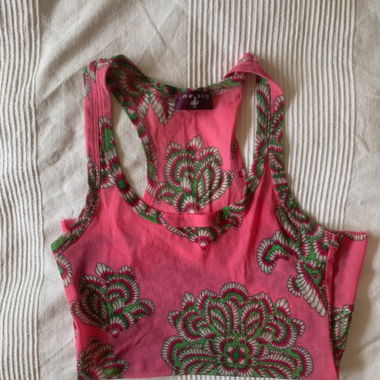Vintage Mesh Top Pink