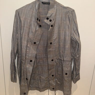 Giacca a quadri Zara Basic