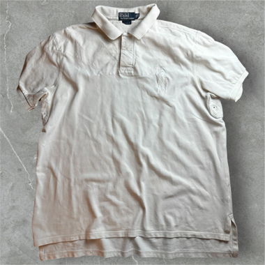all white polo ralph lauren poloshirt