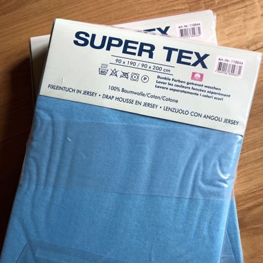 2 Fixleintücher Jersey für Fr. 28.--/90x200 cm