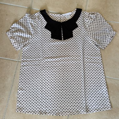 Blusa cuore /Blusa pin up con stampa cuori M