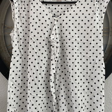 Esprit gepunktete Bluse