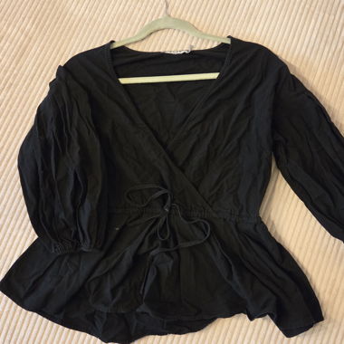 Schwarze Bluse