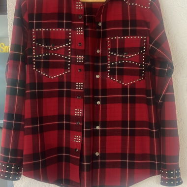 Camicia a quadri rossa the kooples