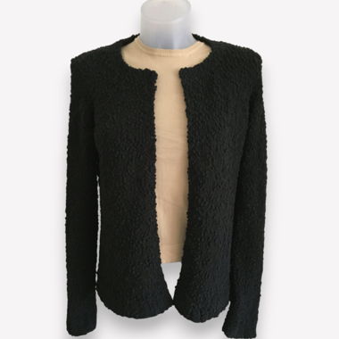 Schwarze Bouclé-Jacke von Vero Moda